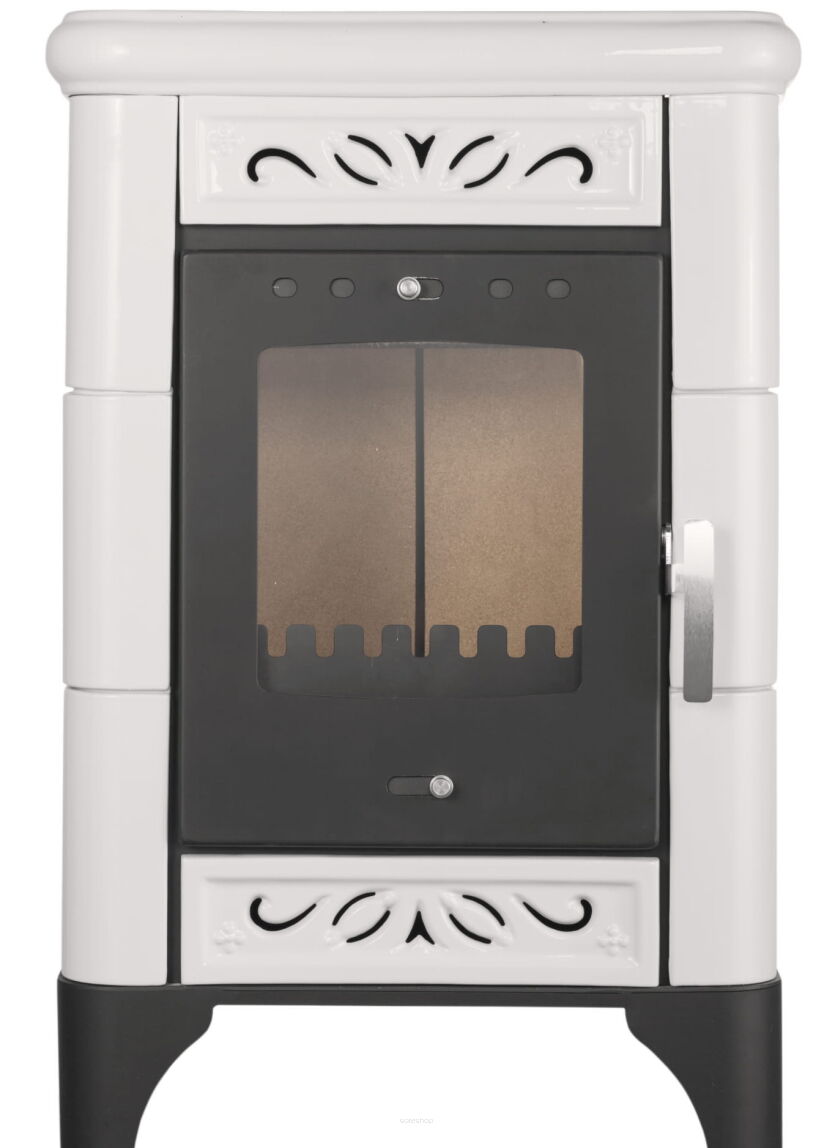 Piec kaflowy z szamotem PK1 Eko Krem 5,7 kW ECODESIGN 2022