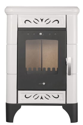 Piec kaflowy z szamotem PK1 Eko Krem 5,7 kW ECODESIGN 2022